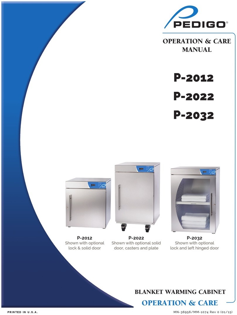 Pedigo P-2012 OPERATION & CARE MANUAL