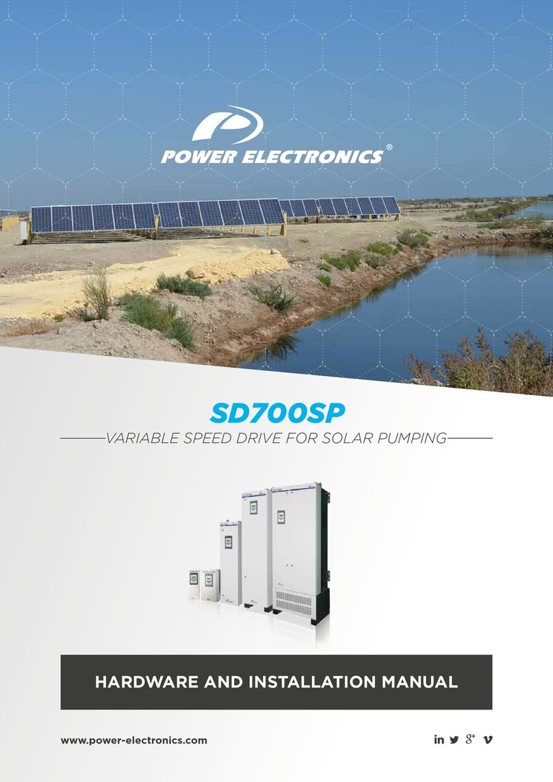 Power Electronics SD700SP Series User manual Power Electronics SD700SP Series User manual