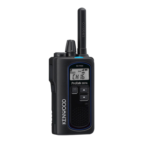 Kenwood ProTalk NX-P500 User manual Kenwood ProTalk NX-P500 User manual