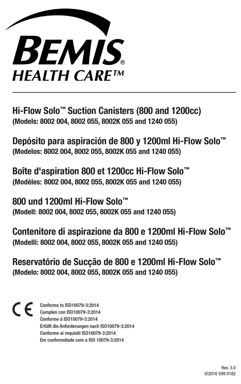 BEMIS Hi-Flow Solo 800cc quick start guide