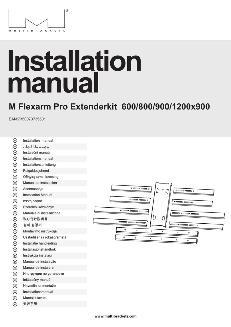 Multibrackets M Flexarm Pro Extenderkit 600x900 installation manual