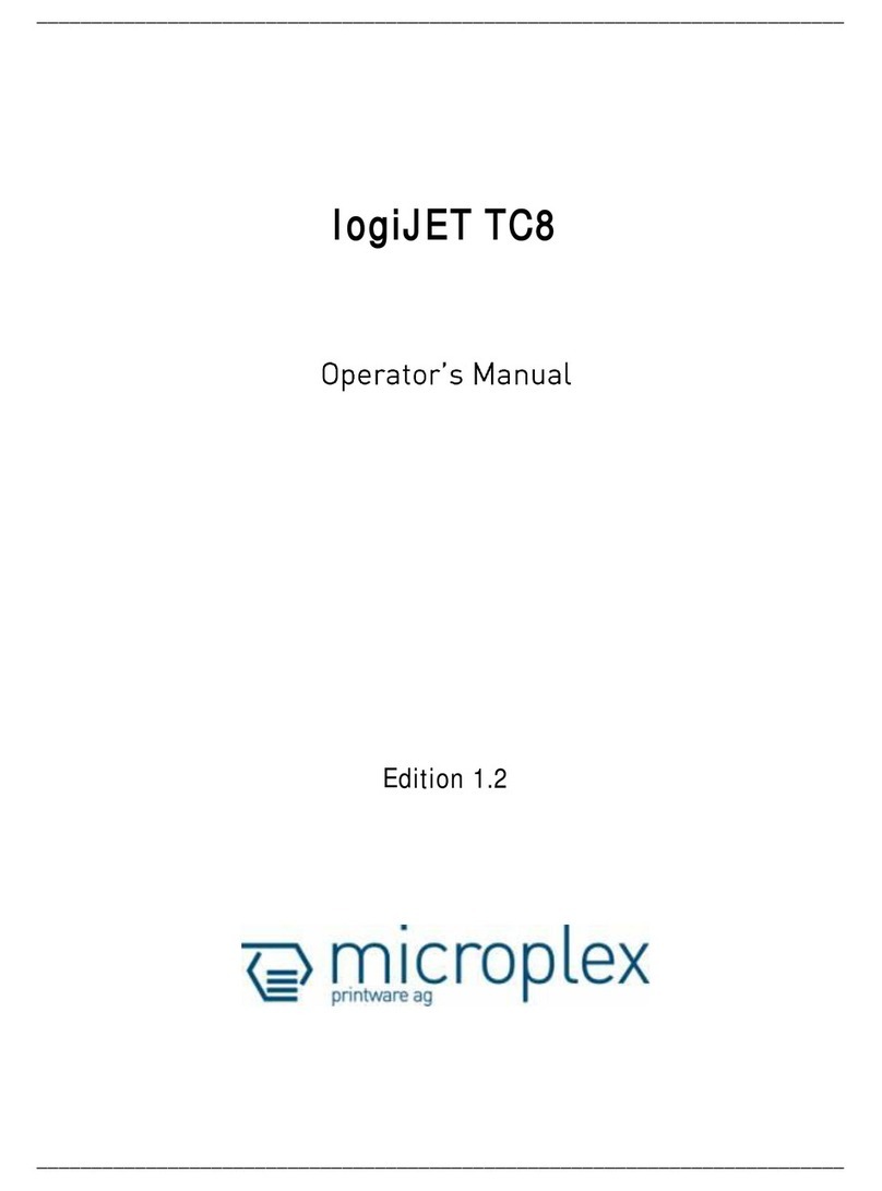 Microplex LOGIJET TC8 User manual
