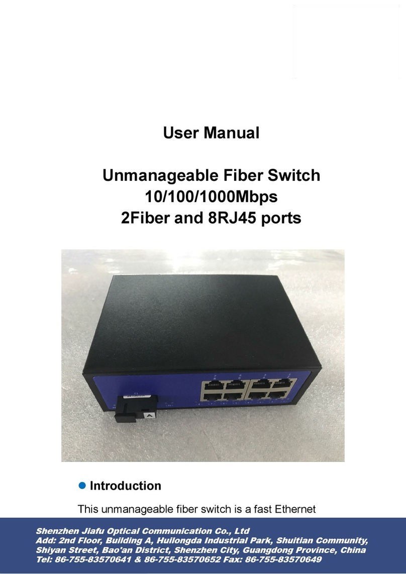 Jiafu JFMC-POES18 user manual