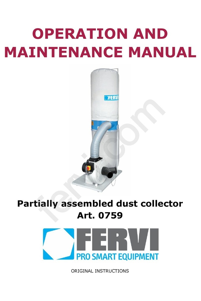 Fervi 0759 Operation and service manual