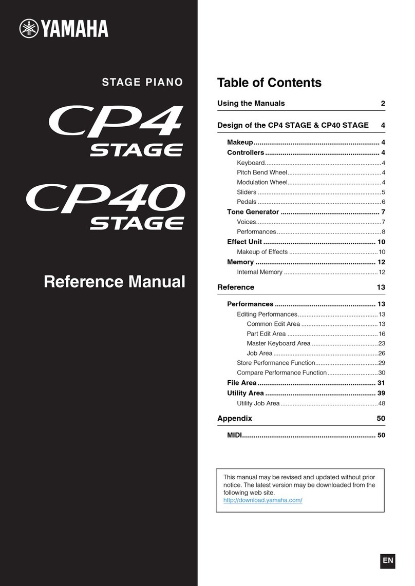 Yahama CP4 Stage Reference manual