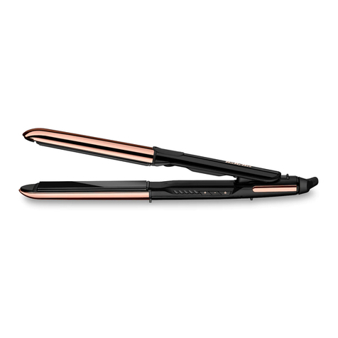 BaByliss STRAIGHT AND CURL BRILLIANCE 2481U User manual