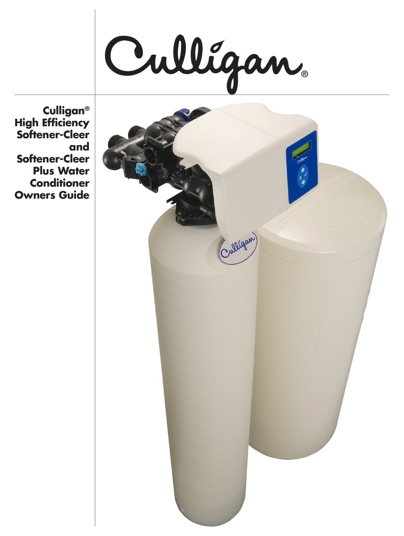 Culligan High Efficiency Softener-Cleer 9" owner's guide Culligan High Efficiency Softener-Cleer 9" owner's guide