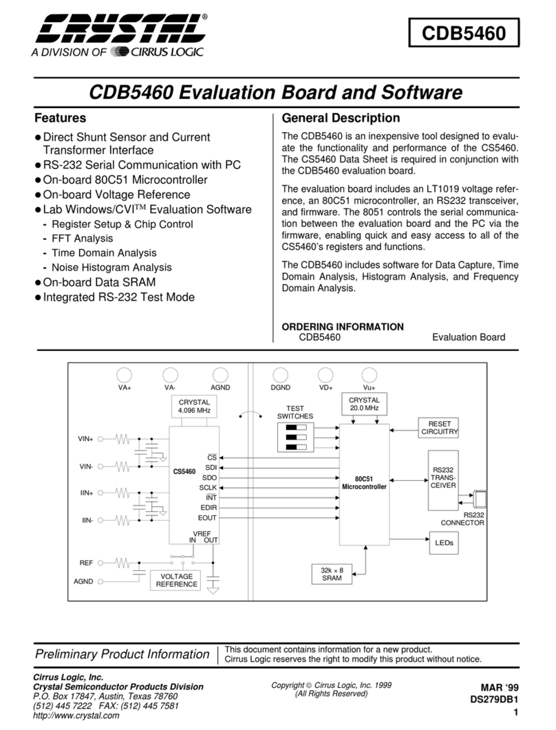 Crystal CDB5400 manual