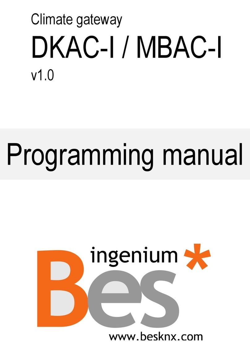 BES DKAC-I Programming manual
