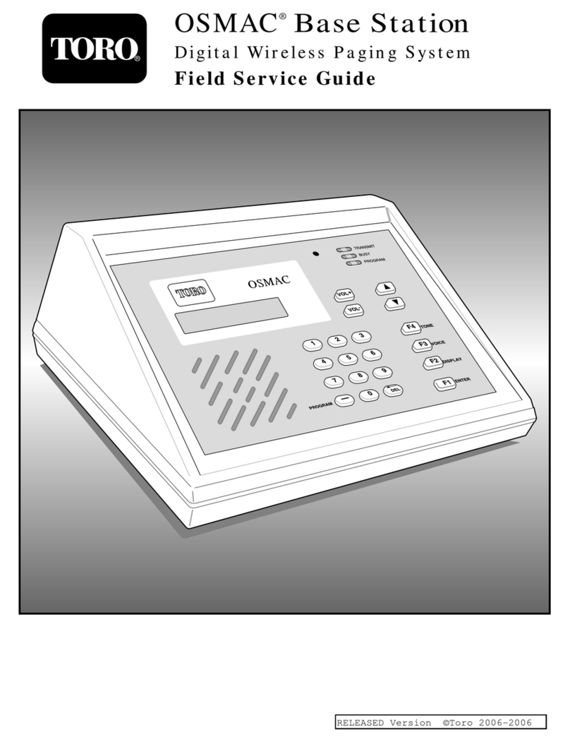 Toro OSMAC User manual Toro OSMAC User manual