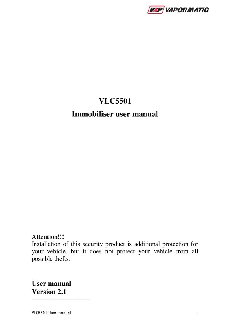Vapormatic VLC5501 user manual