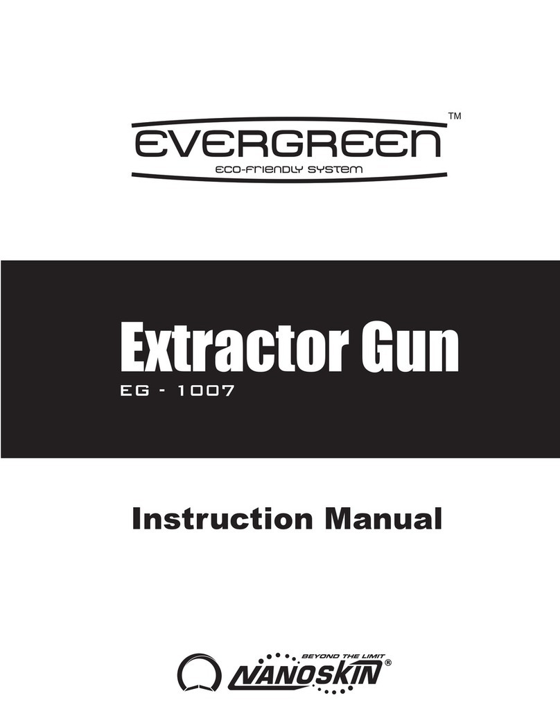 nanoskin EVERGREEN EG-1007 instruction manual