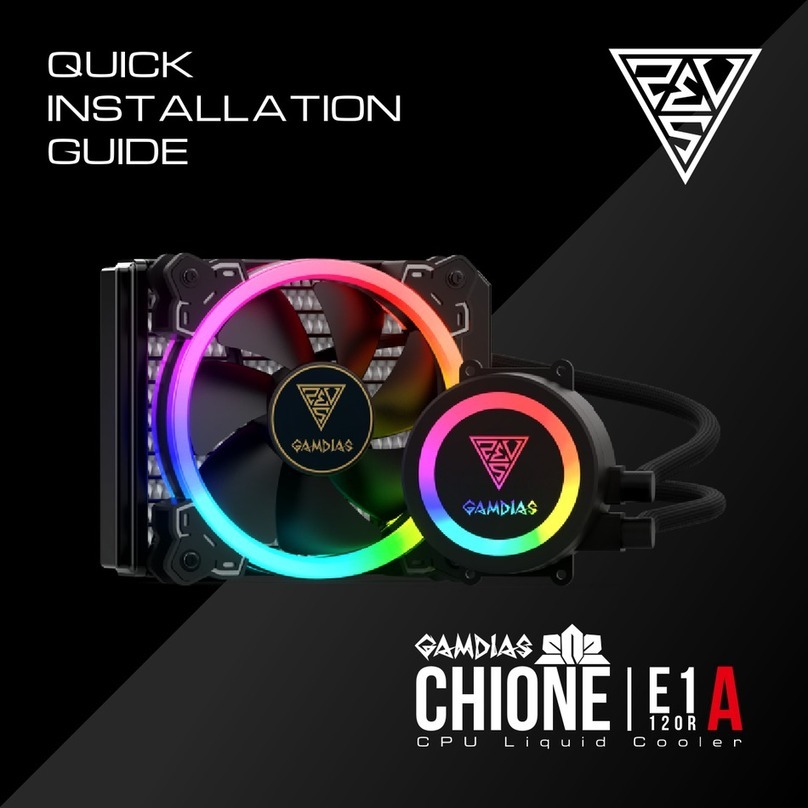 GAMDIAS Chone E1A 120 R Quick installation guide