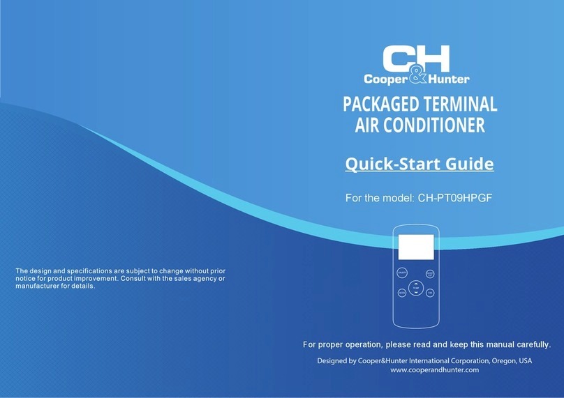 Cooper & Hunter CH-PT09HPGF User manual