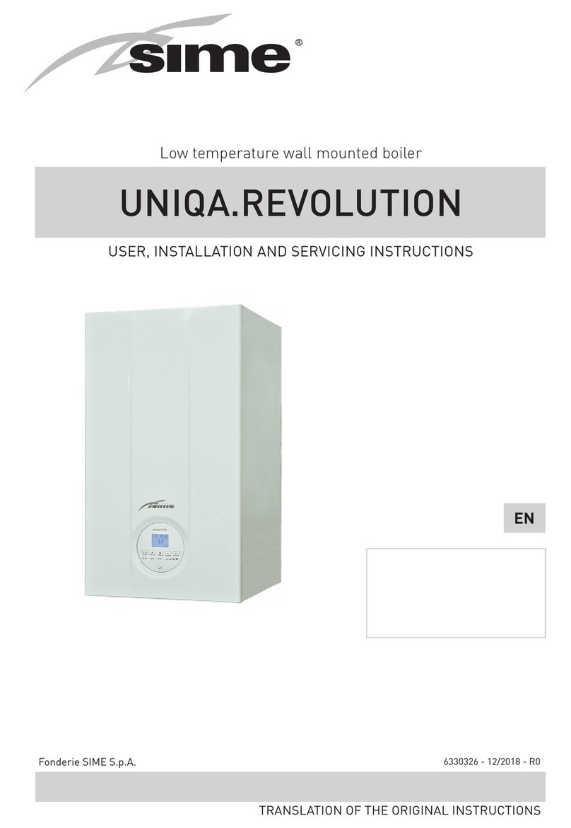 Fonderie SIME UNIQA.REVOLUTION User, installation and servicing instructions