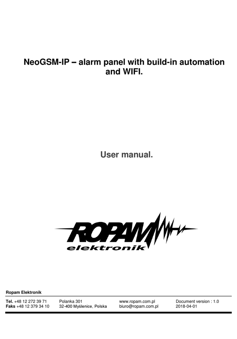Ropam elektronik NeoGSM-IP user manual