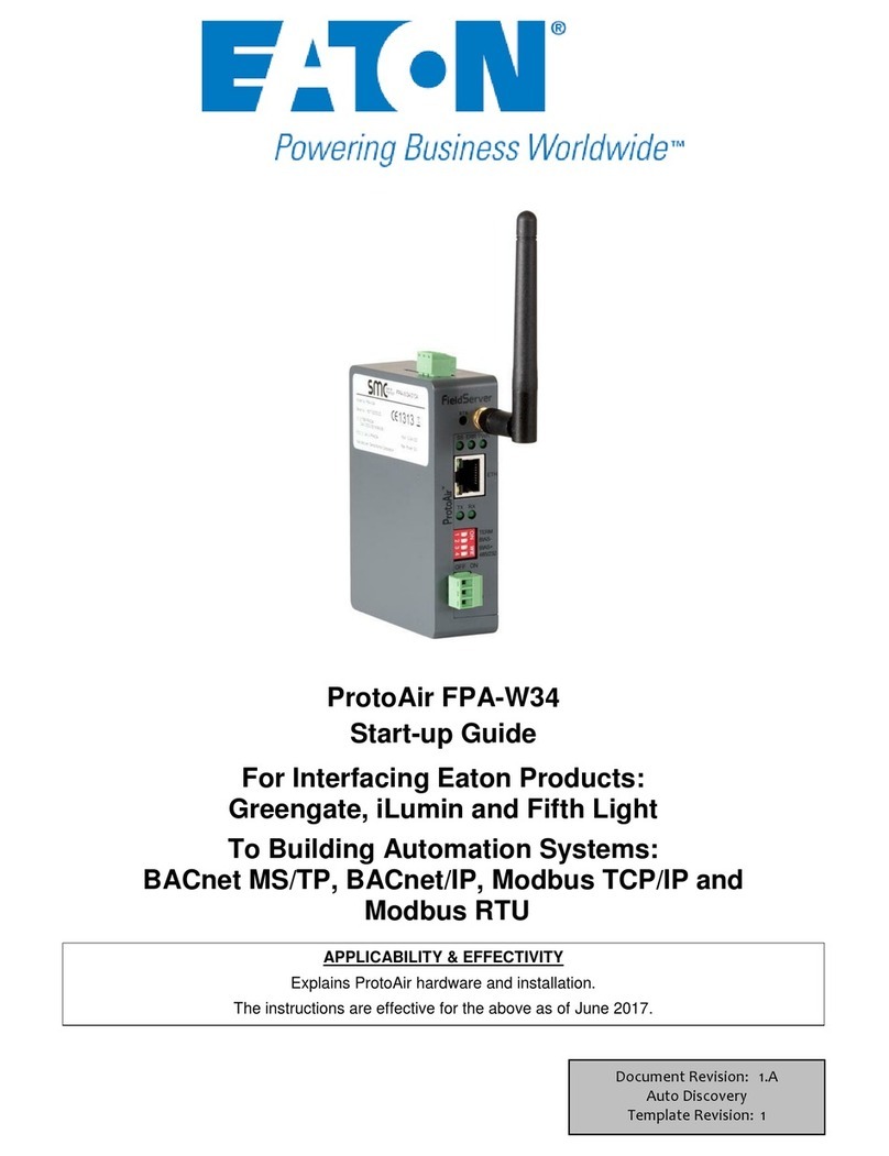 Eaton ProtoAir FPA-W34 User guide