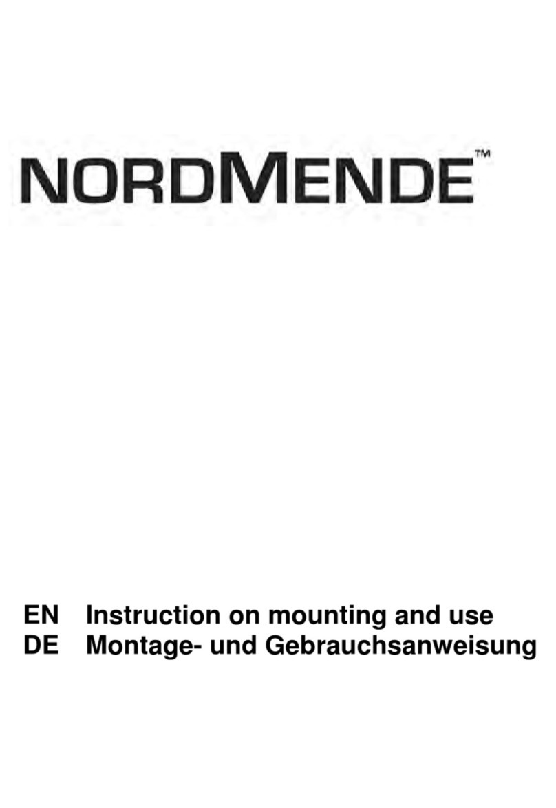 Nordmende CHCMY90IX Instruction on mounting and use