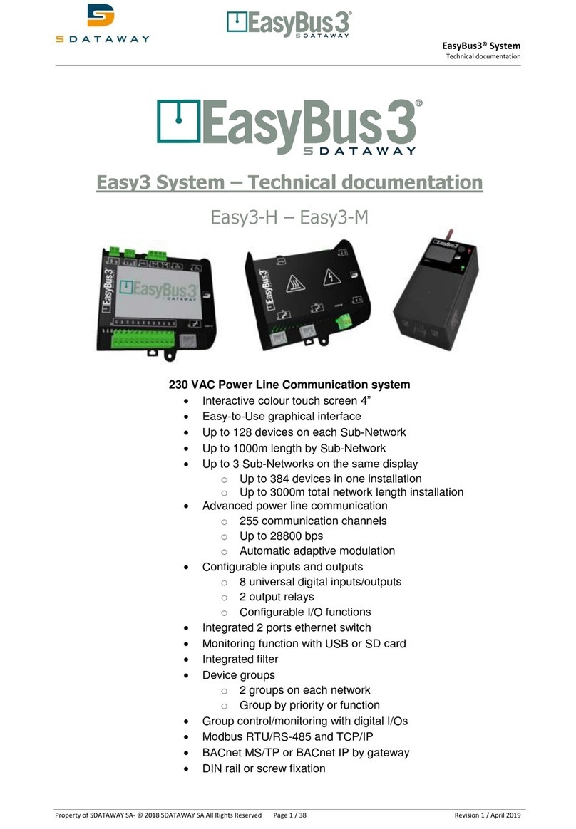 Sdataway EasyBus3 Series Guide