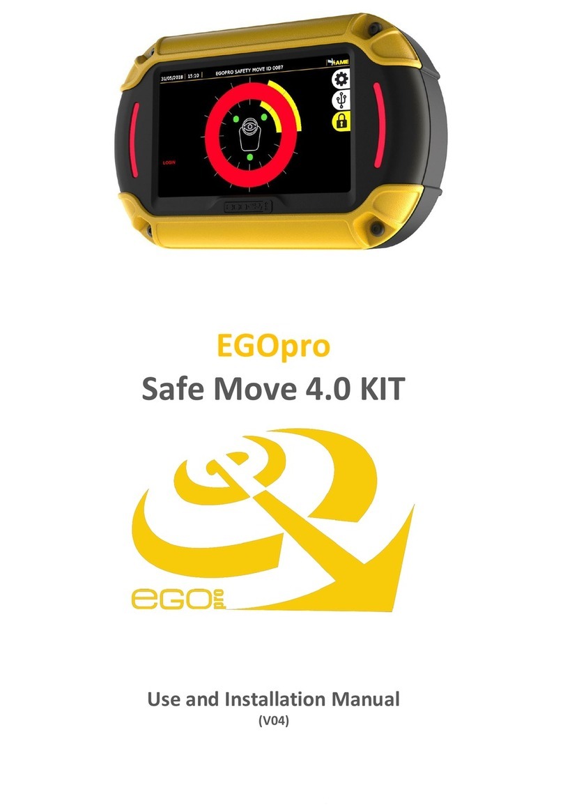 EGOpro Safe Move 4.0 Use and installation  manual