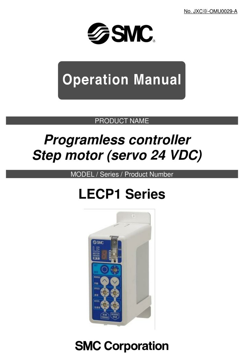 SMC Corporation LECP1 series Operation manual SMC Corporation LECP1 series Operation manual