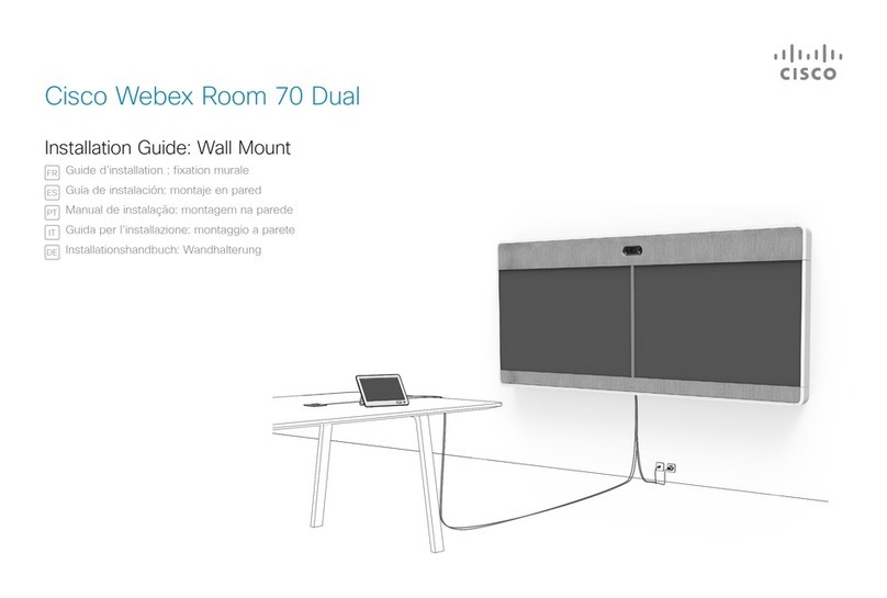 Cisco Webex Room 70 Dual installation guide