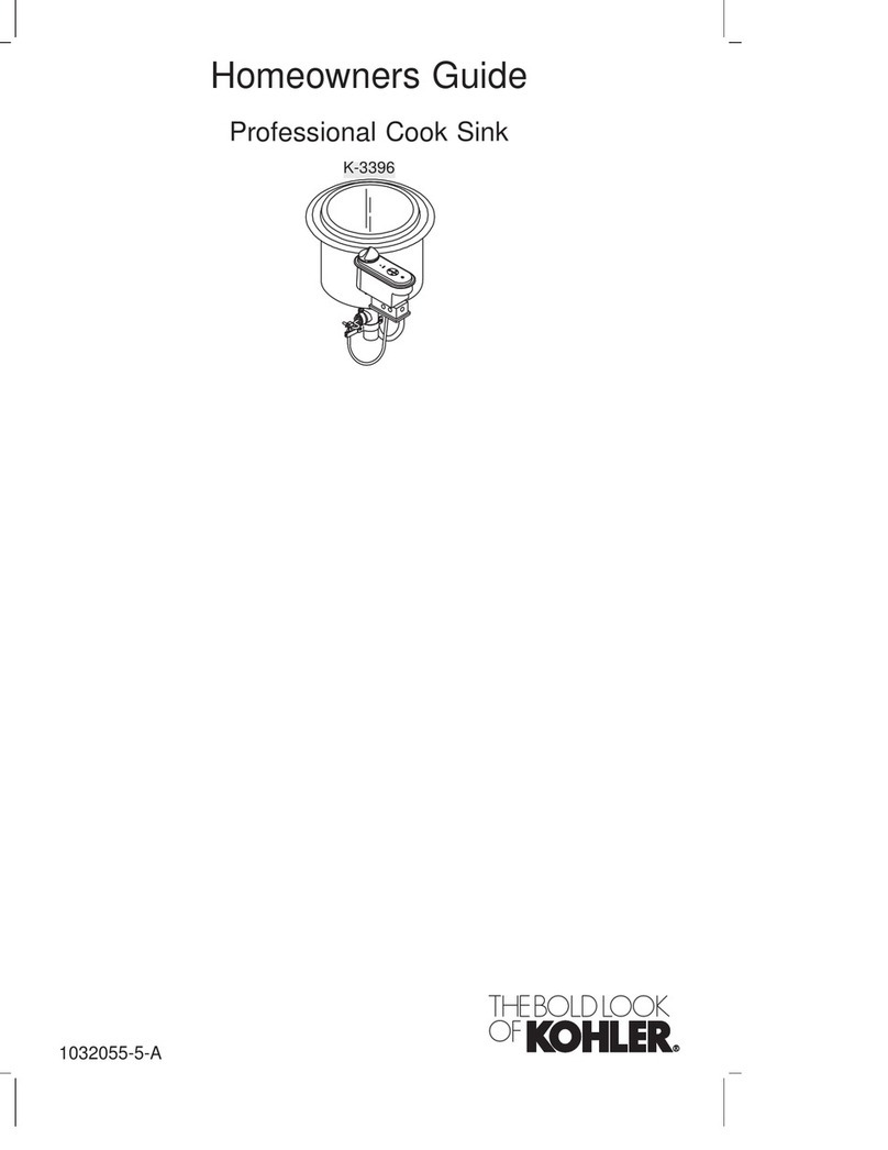 Kohler K-3396 Assembly instructions