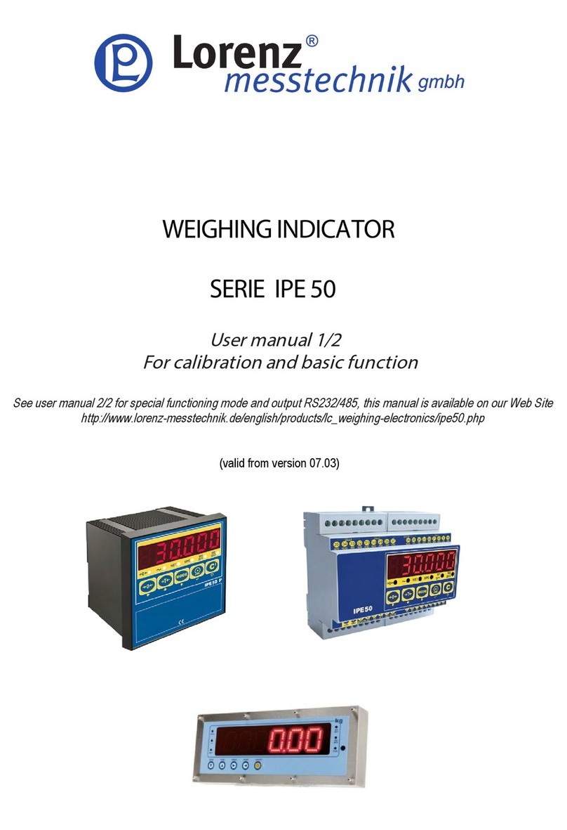 LORENZ MESSTECHNIK IPE 50 Series user manual