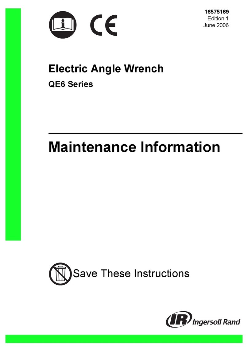 Ingersoll-Rand QE6 Series Maintenance information