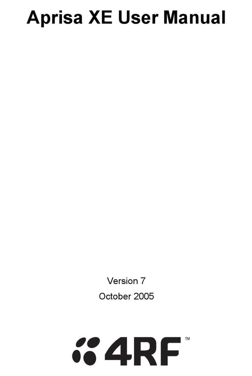 4RF Aprisa XE user manual