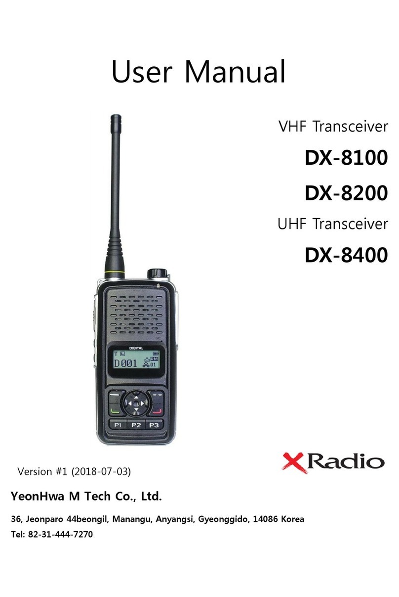 YEONHWA M TECH DX-8000 Series user manual YEONHWA M TECH DX-8000 Series user manual