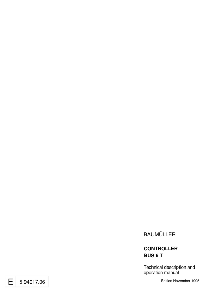 Baumuller BUS 6-T Series Technical description and operations manual