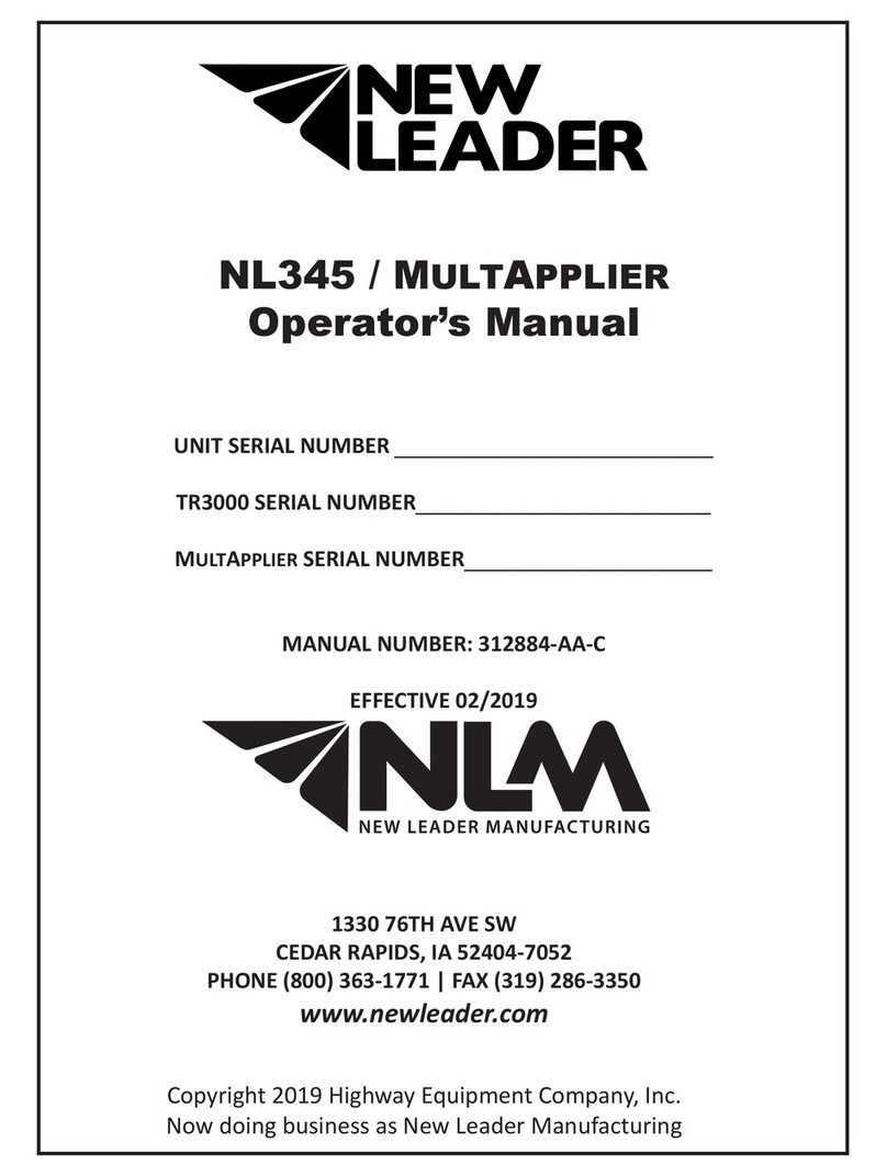 New Leader NL345/MULTAPPLIER Operator's manual
