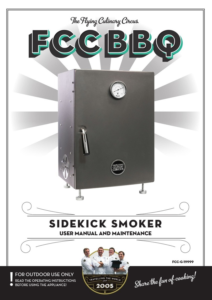 FCC Sidekick Smoker User manual and maintenance