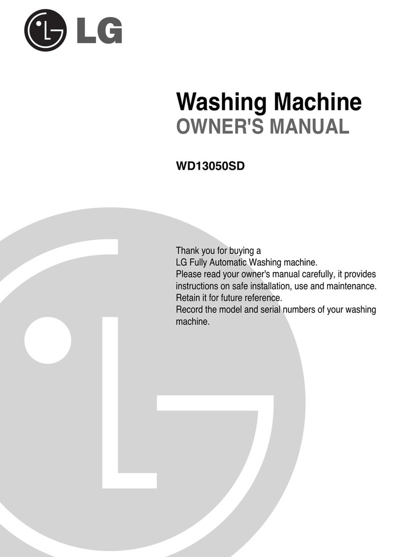 LG WD13050SD User manual