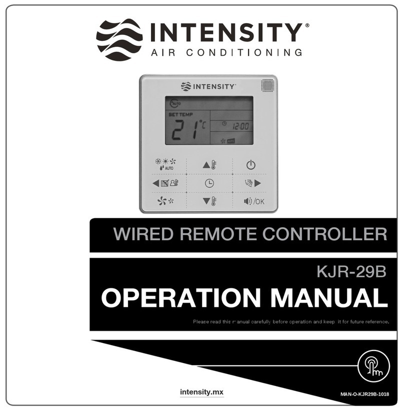 intensity KJR-29B User manual