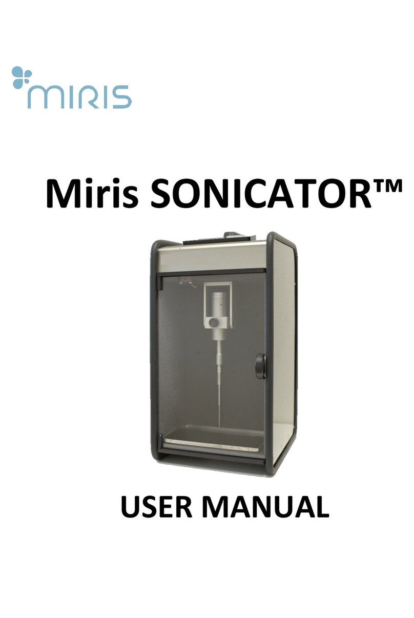 Miris SONICATOR user manual