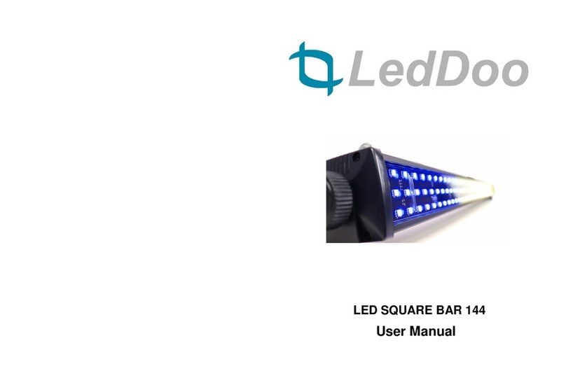 LEDDOO LED SQUARE BAR 144 user manual