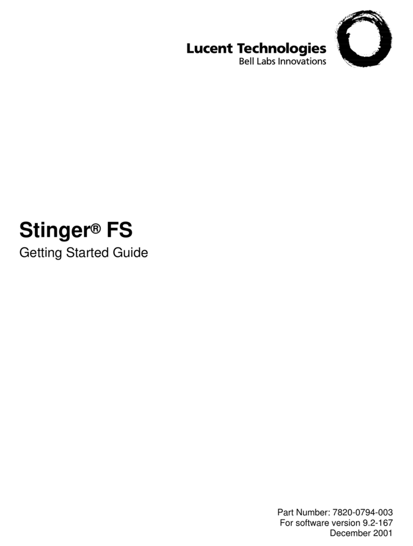 Lucent Technologies Stinger FS User manual