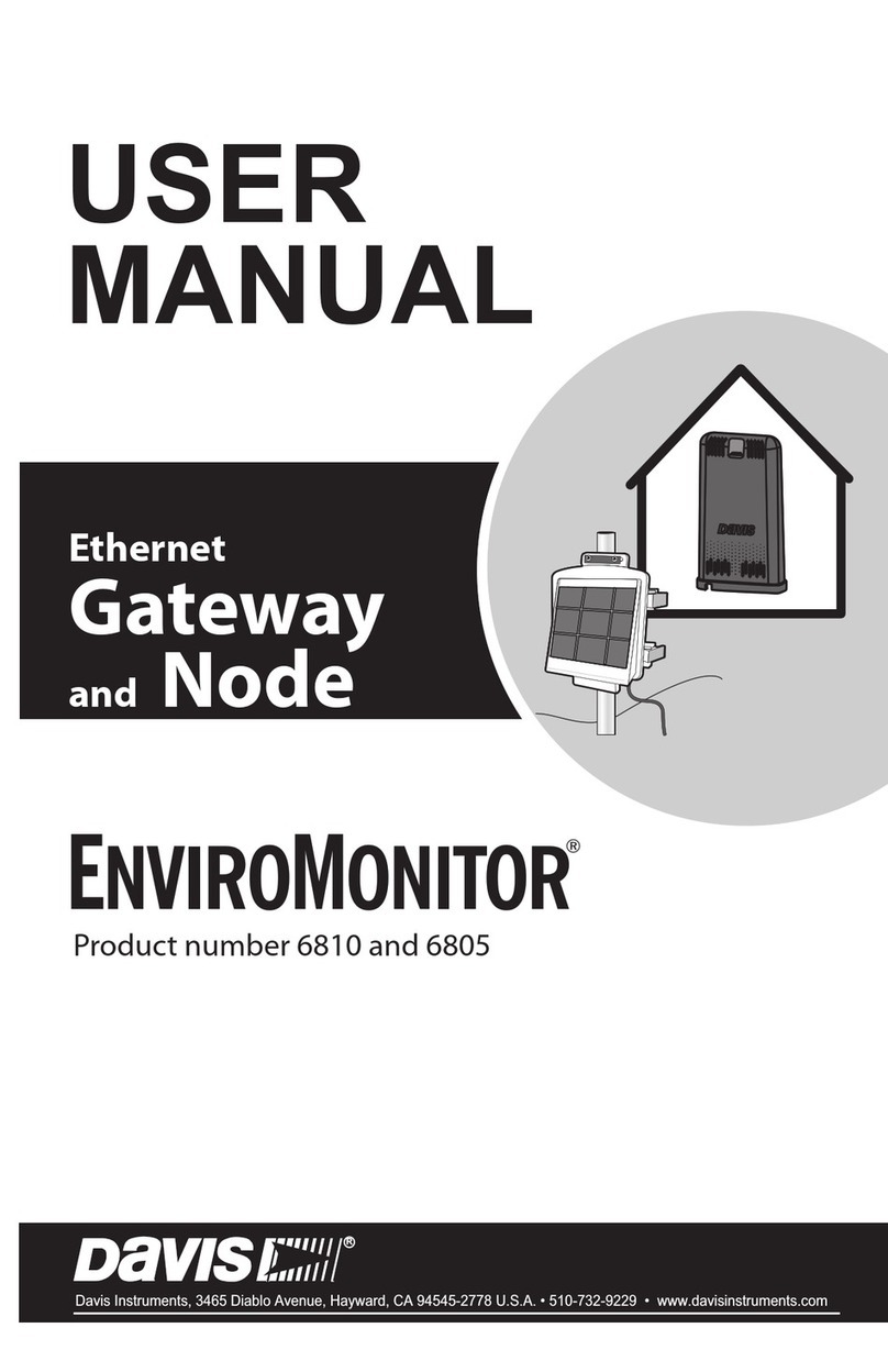 DAVIS EnviroMonitor 6810 user manual