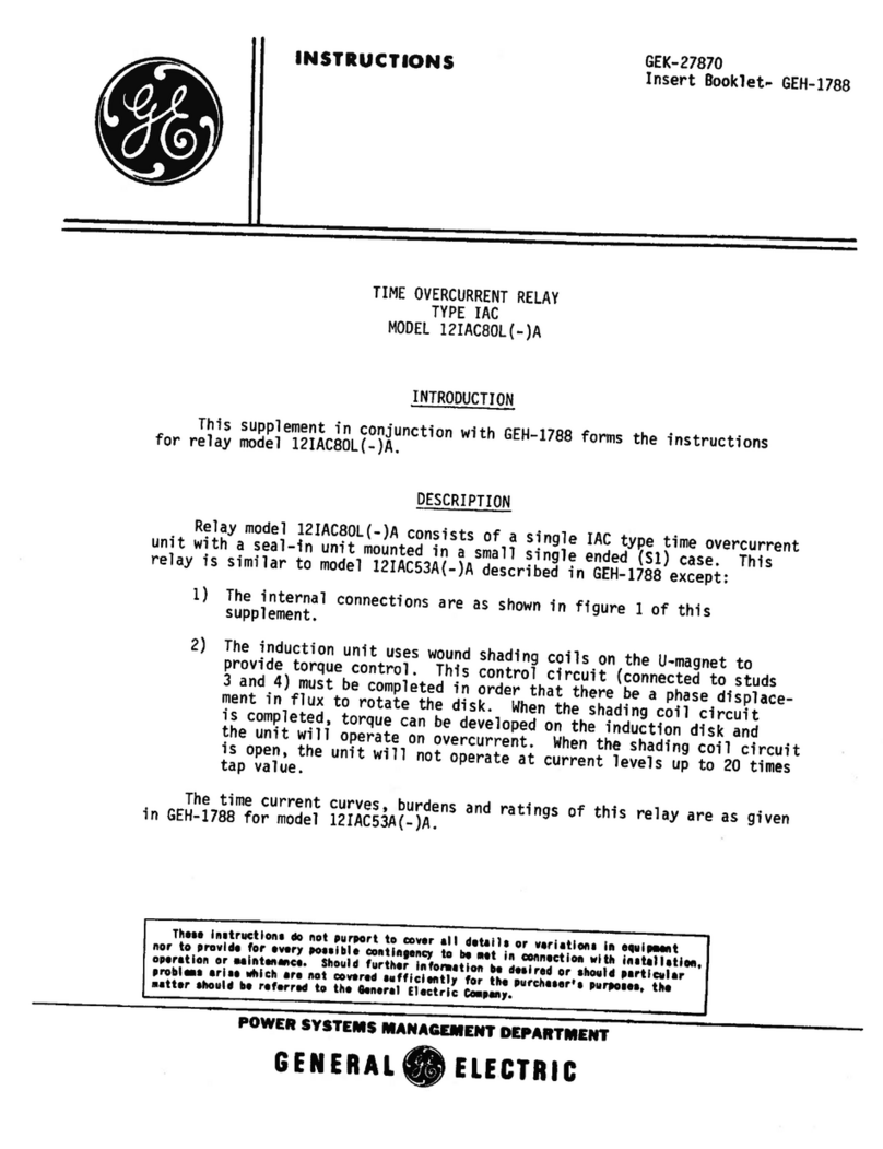 GE 12IAC8OL User manual