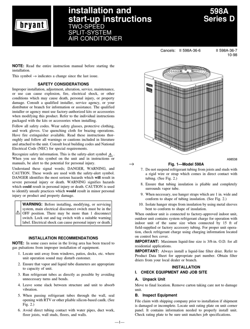 Bryant 598A Series D Instructions and recipes