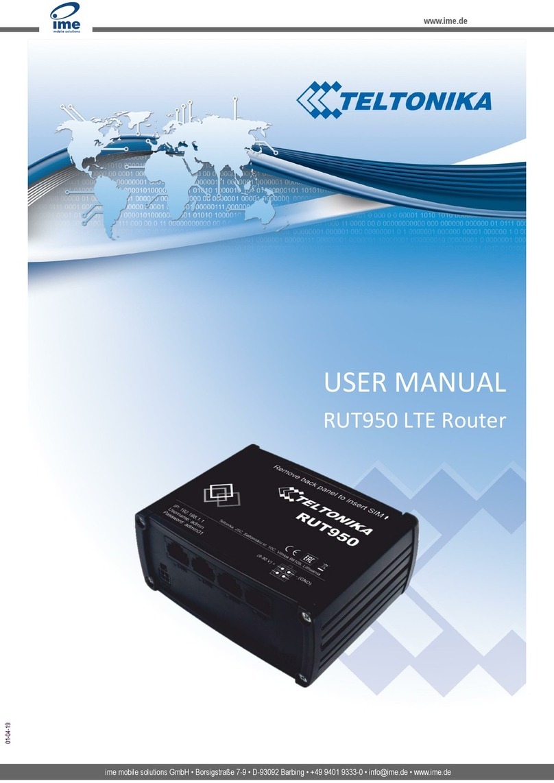 IME Teltonika RUT950 user manual