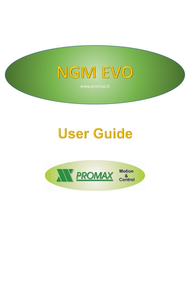 Promax NGM EVO User manual