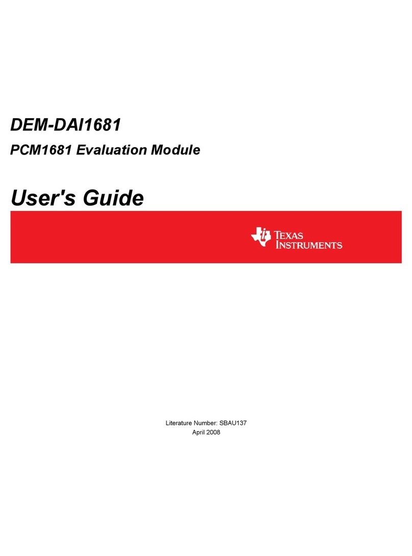 Texas Instruments PCM1681 User manual Texas Instruments PCM1681 User manual