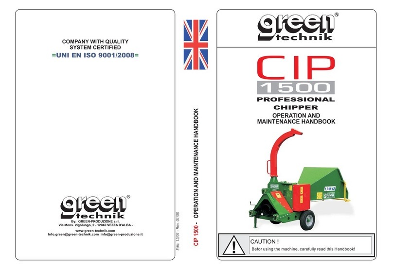 Green Technik CIP 1500 Manual