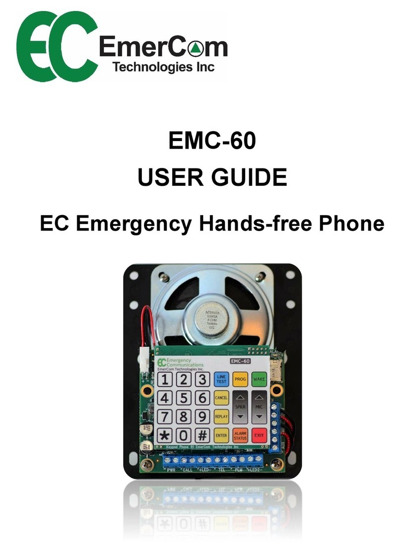 EmerCom Technologies EMC-60 User manual
