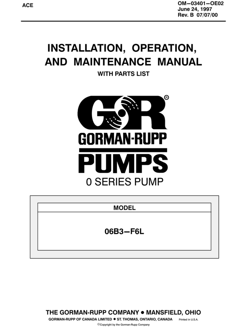 GORMAN-RUPP 0 SERIES General instructions