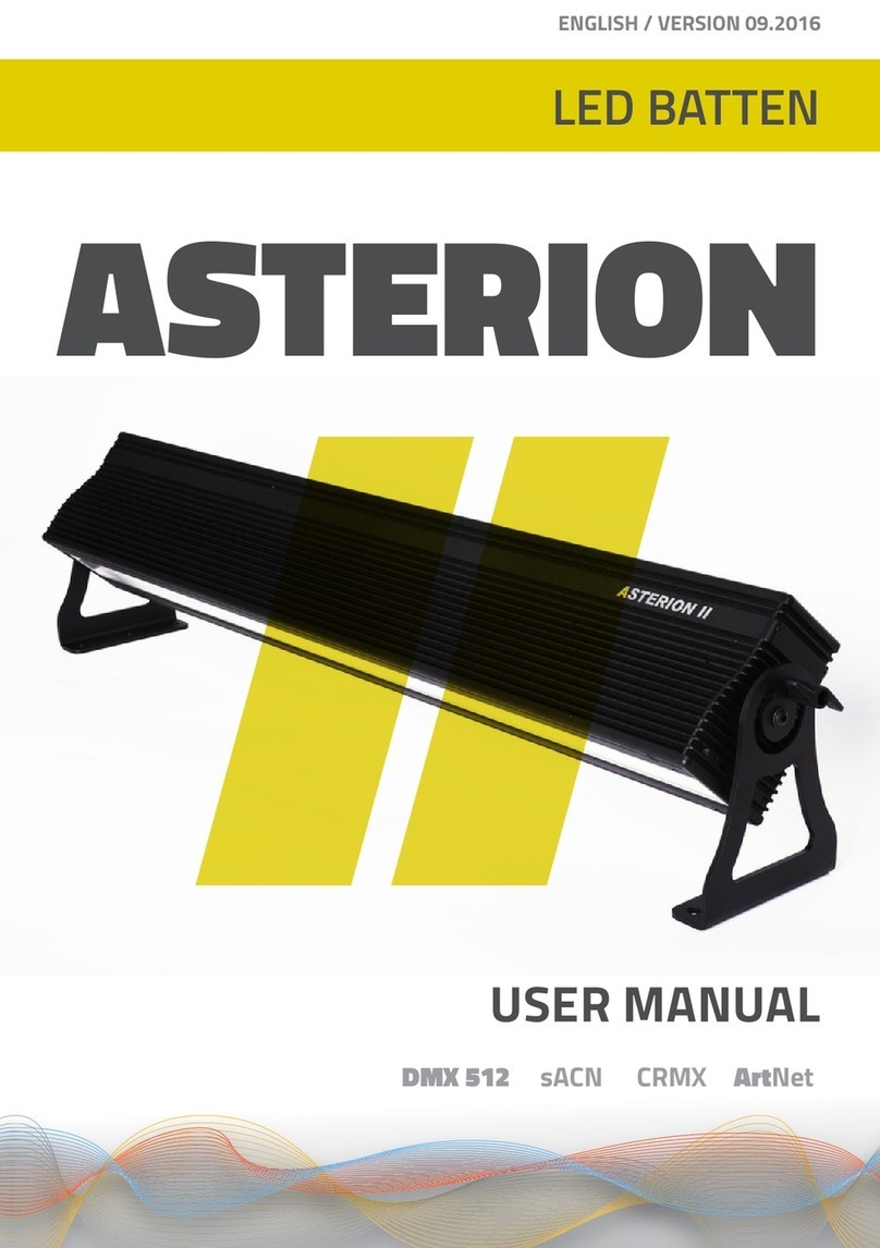 Art Lighting Production ASTERION II Series user manual