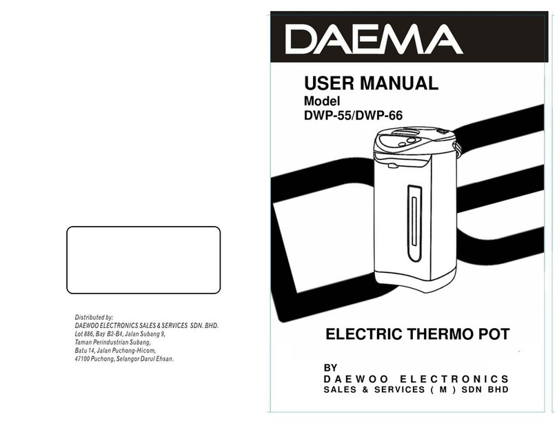 Daema DWP-55 user manual